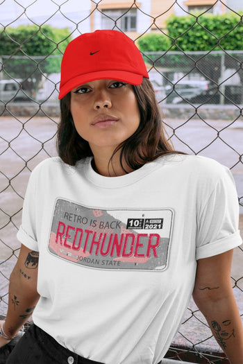 Jordan 4 Red Thunder Sneaker Match Tees Jordan Plate Sneaker Tees Jordan 4 Red Thunder Sneaker Release Tees Unisex Shirts