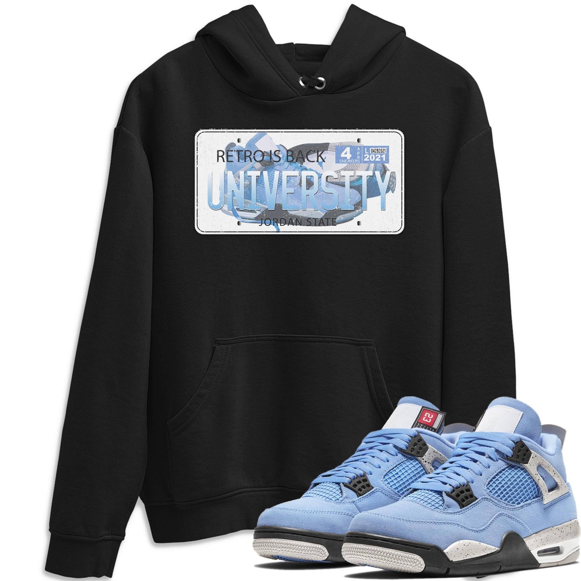 Jordan 4 University Blue Sneaker Match Tees Jordan Plate Sneaker Tees Jordan 4 University Blue Sneaker Release Tees Unisex Shirts