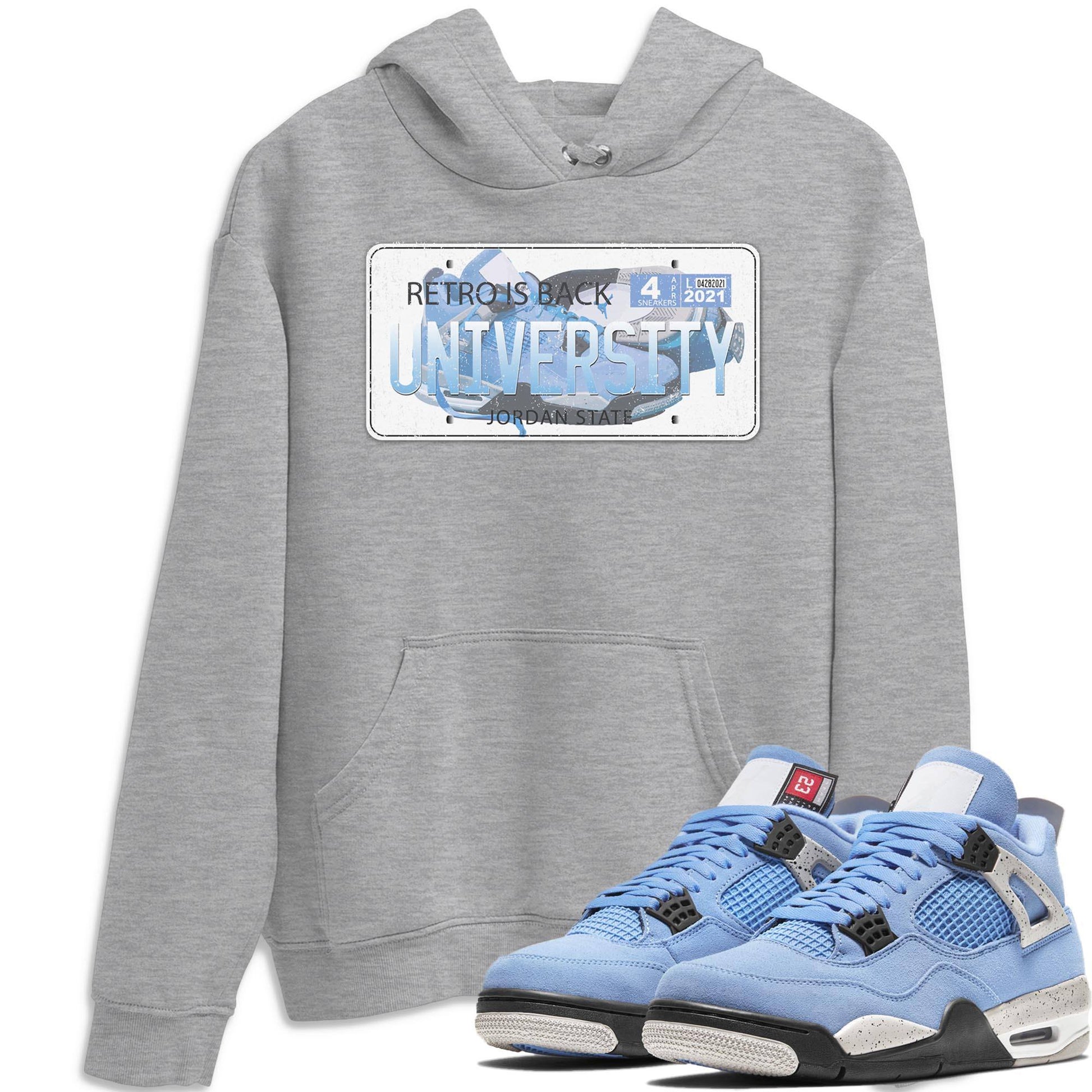 Jordan 4 University Blue Sneaker Match Tees Jordan Plate Sneaker Tees Jordan 4 University Blue Sneaker Release Tees Unisex Shirts