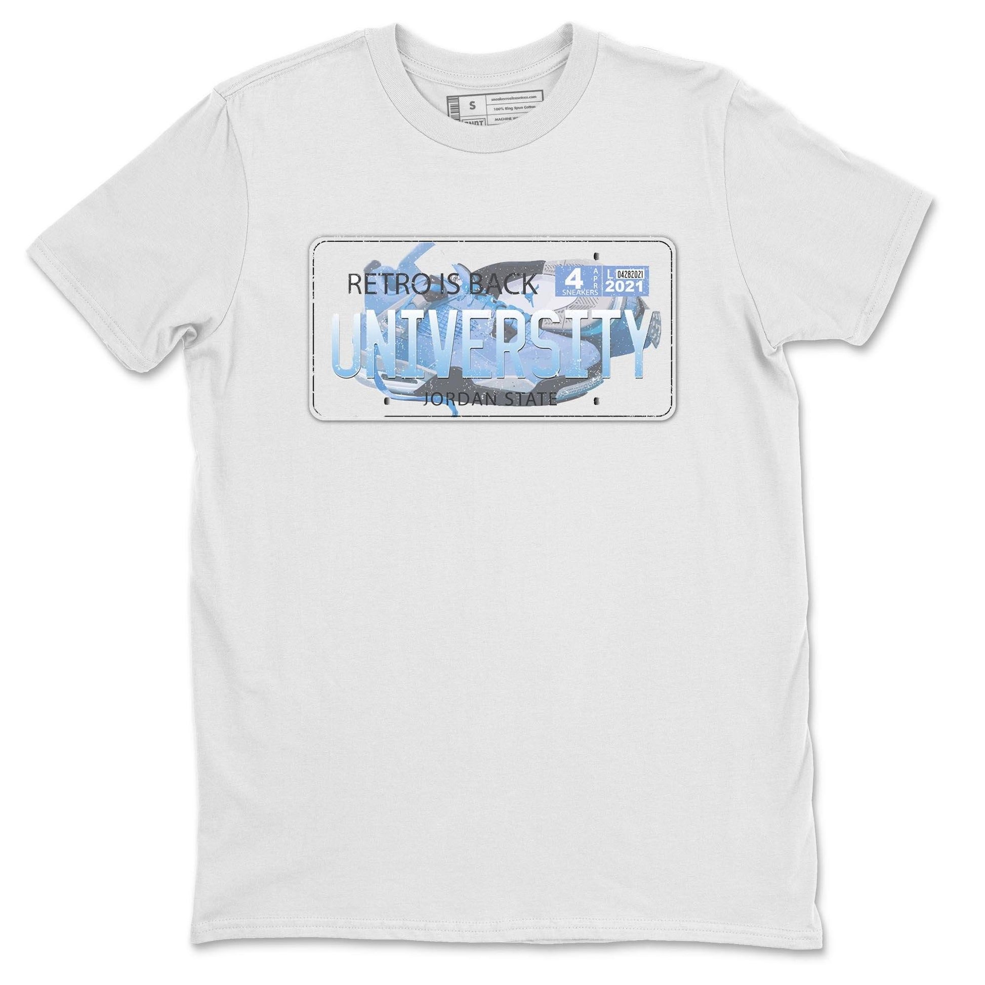 Jordan 4 University Blue Sneaker Match Tees Jordan Plate Sneaker Tees Jordan 4 University Blue Sneaker Release Tees Unisex Shirts