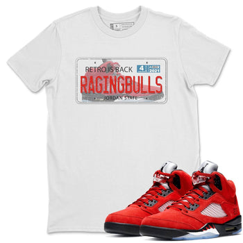 Jordan 5 Raging Bull Sneaker Match Tees Jordan Plate Sneaker Tees Jordan 5 Raging Bull Sneaker Release Tees Unisex Shirts