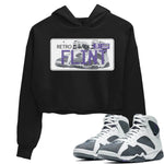 Jordan 7 Flint Sneaker Match Tees Jordan Plate Sneaker Tees Jordan 7 Flint Sneaker Release Tees Women's Shirts