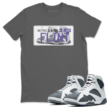 Jordan 7 Flint Sneaker Match Tees Jordan Plate Sneaker Tees Jordan 7 Flint Sneaker Release Tees Unisex Shirts