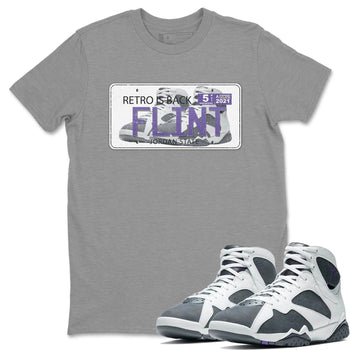 Jordan 7 Flint Sneaker Match Tees Jordan Plate Sneaker Tees Jordan 7 Flint Sneaker Release Tees Unisex Shirts