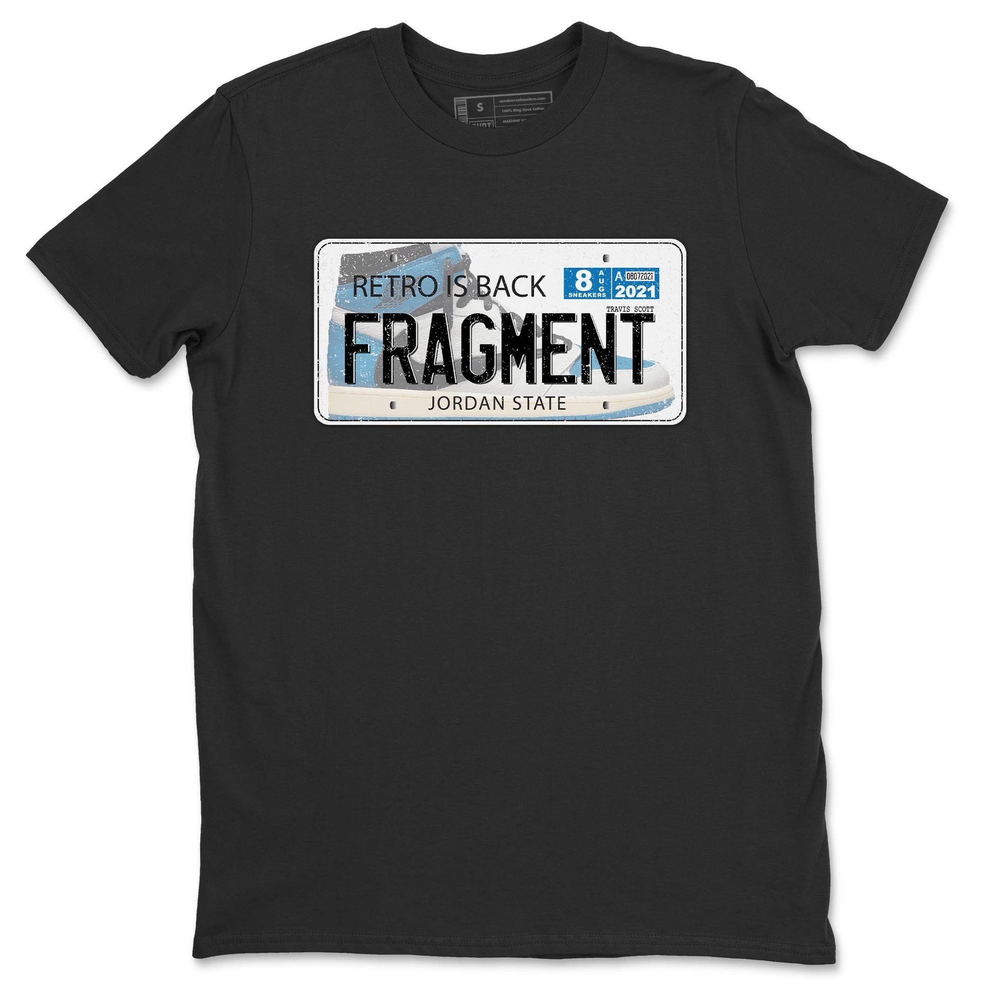 Jordan 1 Travis Scott Fragment Sneaker Match Tees Jordan Plate Sneaker Tees Jordan 1 Travis Scott Fragment Sneaker Release Tees Unisex Shirts