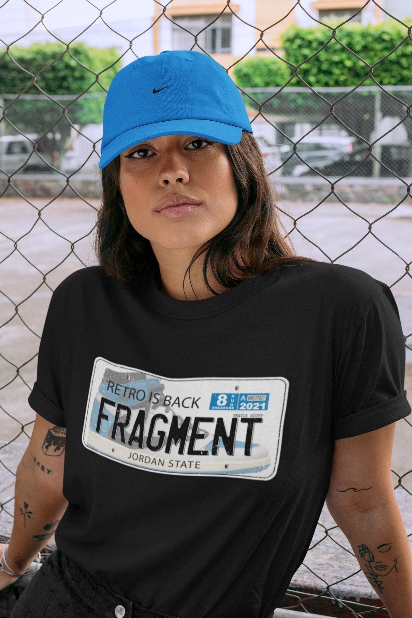 Jordan 1 Travis Scott Fragment Sneaker Match Tees Jordan Plate Sneaker Tees Jordan 1 Travis Scott Fragment Sneaker Release Tees Unisex Shirts