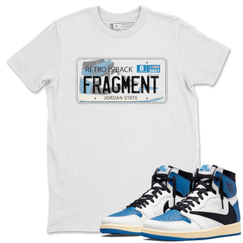 Jordan 1 Travis Scott Fragment Sneaker Match Tees Jordan Plate Sneaker Tees Jordan 1 Travis Scott Fragment Sneaker Release Tees Unisex Shirts