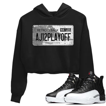 Jordan 12 Playoffs Sneaker Match Tees Jordan Plate Sneaker Tees Jordan 12 Playoffs Sneaker Release Tees Women's Shirts