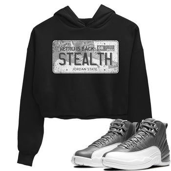 Jordan 12 Stealth Sneaker Match Tees Jordan Plate Sneaker Tees Jordan 12 Stealth Sneaker Release Tees Women's Shirts
