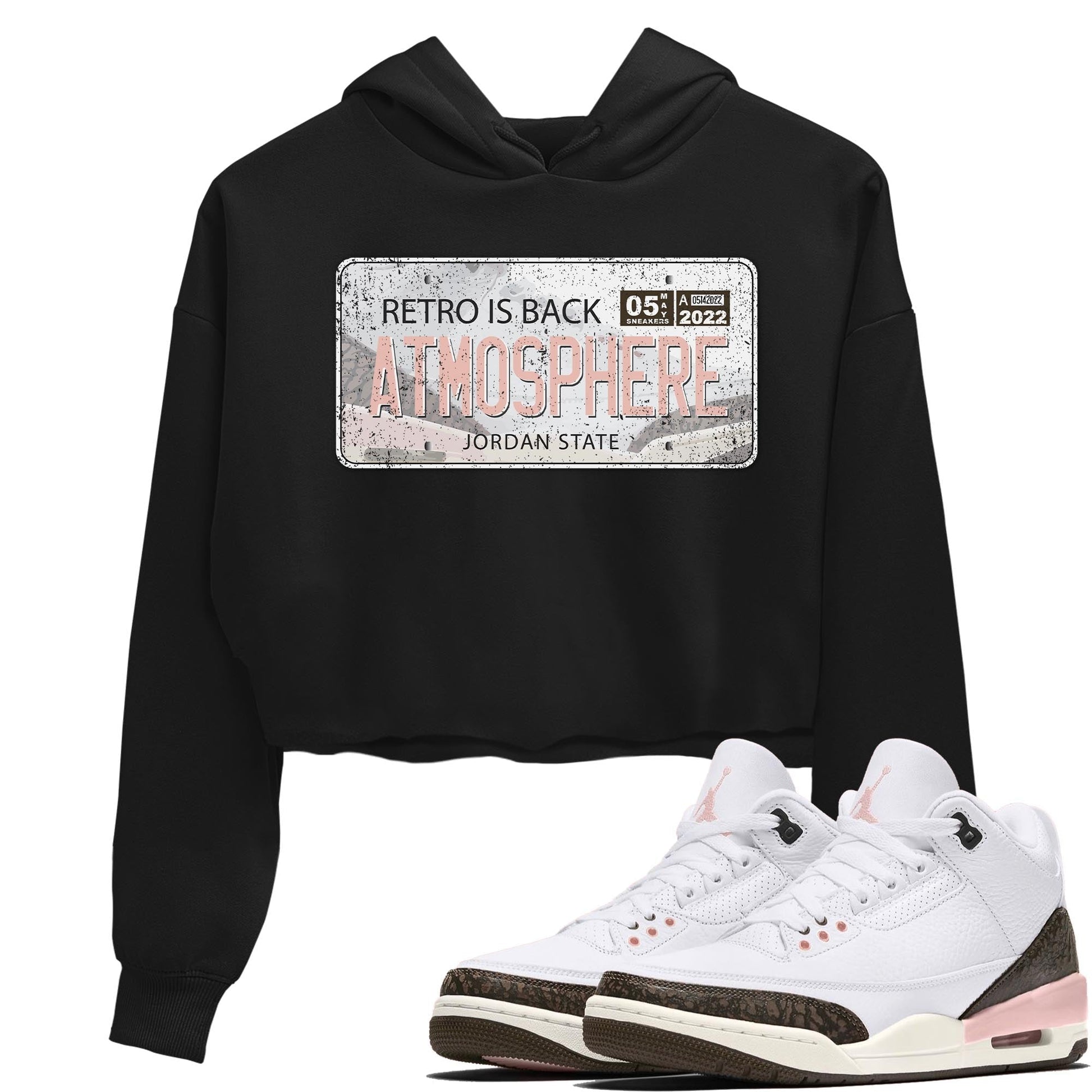 Jordan 3 Atmosphere Sneaker Match Tees Jordan Plate Sneaker Tees Jordan 3 Atmosphere Sneaker Release Tees Women's Shirts