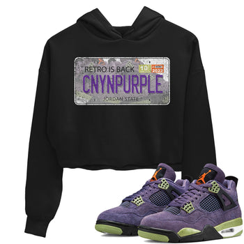 Jordan 4 Canyon Purple Sneaker Match Tees Jordan Plate Sneaker Tees Jordan 4 Canyon Purple Sneaker Release Tees Women's Shirts