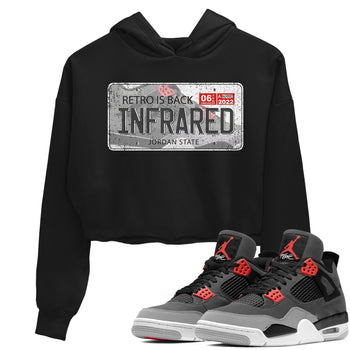 Jordan 4 Infrared Sneaker Match Tees Jordan Plate Sneaker Tees Jordan 4 Infrared Sneaker Release Tees Women's Shirts