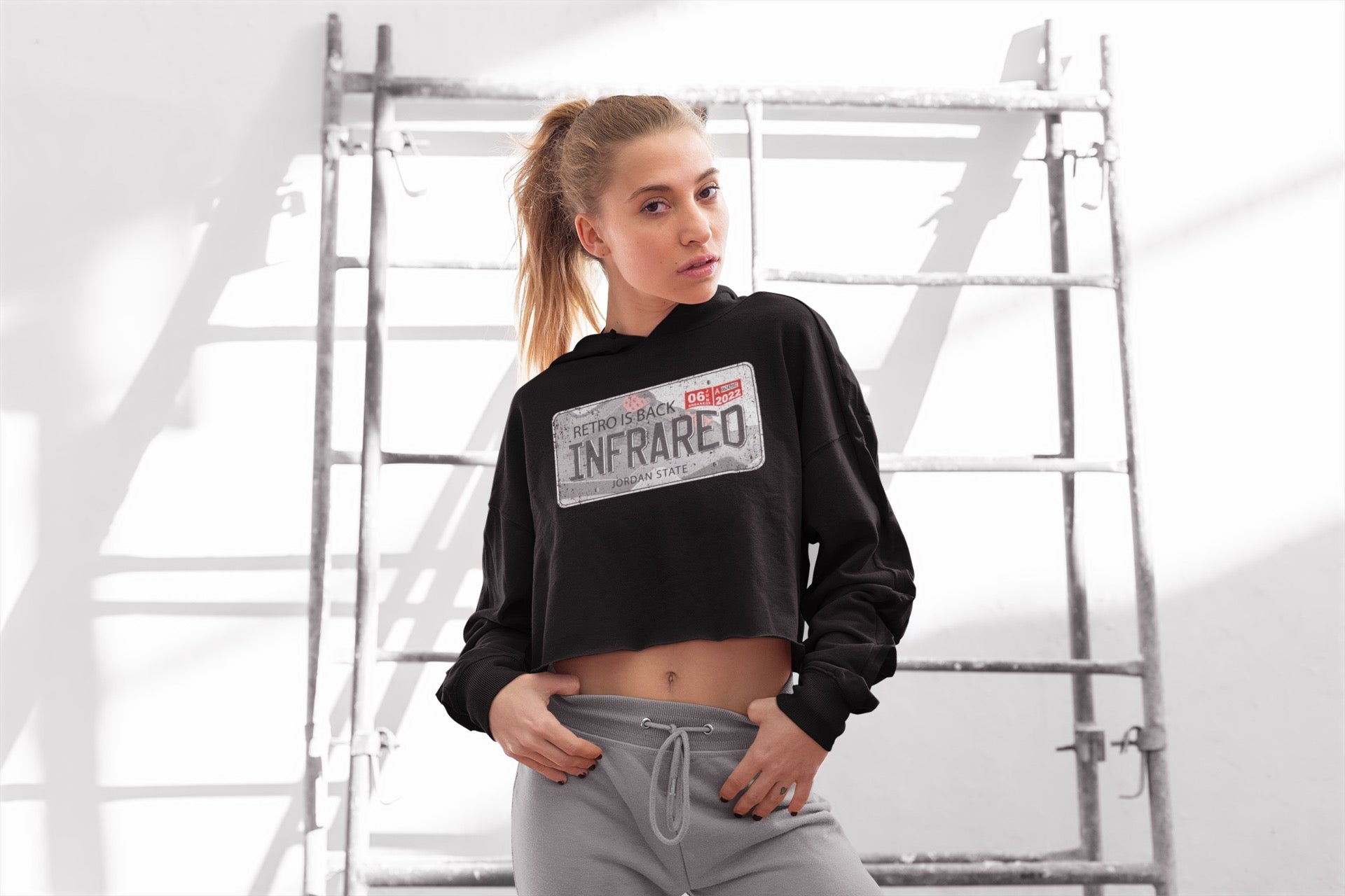 Jordan 4 Infrared Sneaker Match Tees Jordan Plate Sneaker Tees Jordan 4 Infrared Sneaker Release Tees Women's Shirts