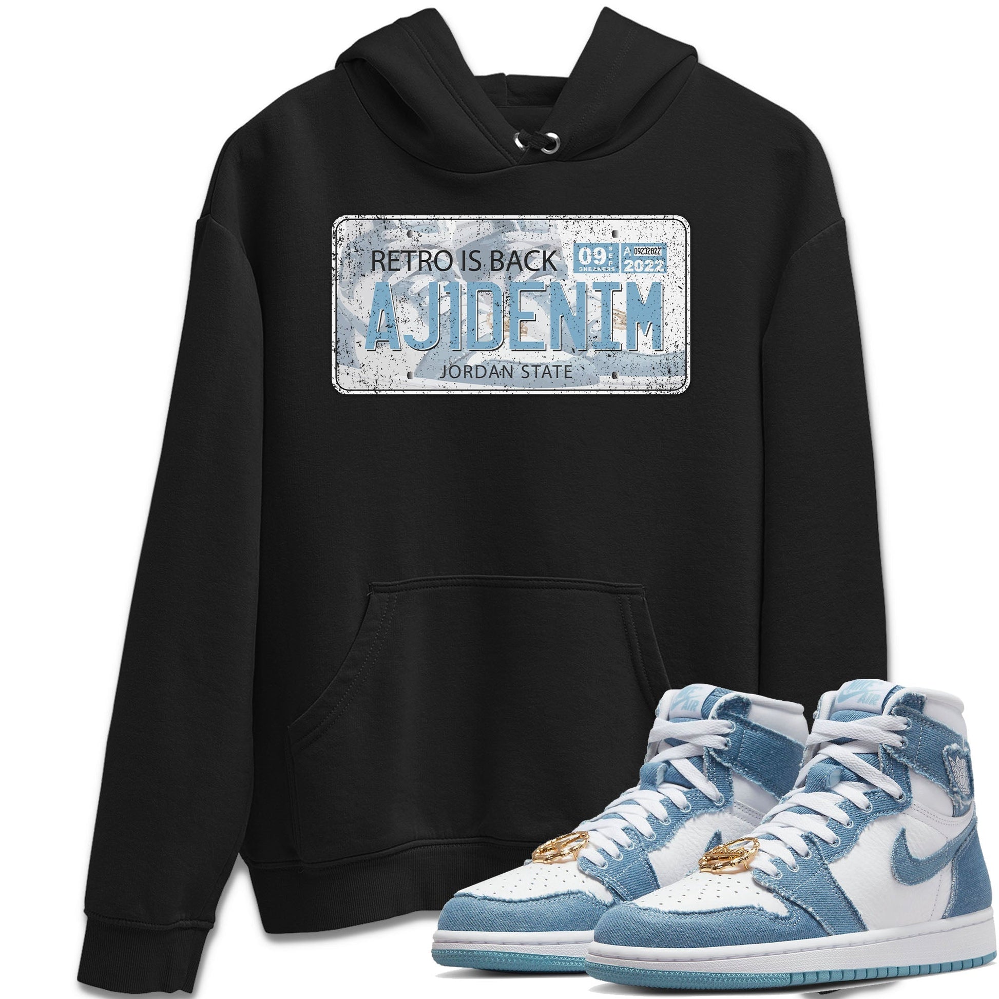 Jordan 1 Denim Sneaker Match Tees Jordan Plate Sneaker Tees Jordan 1 Denim Sneaker Release Tees Unisex Shirts