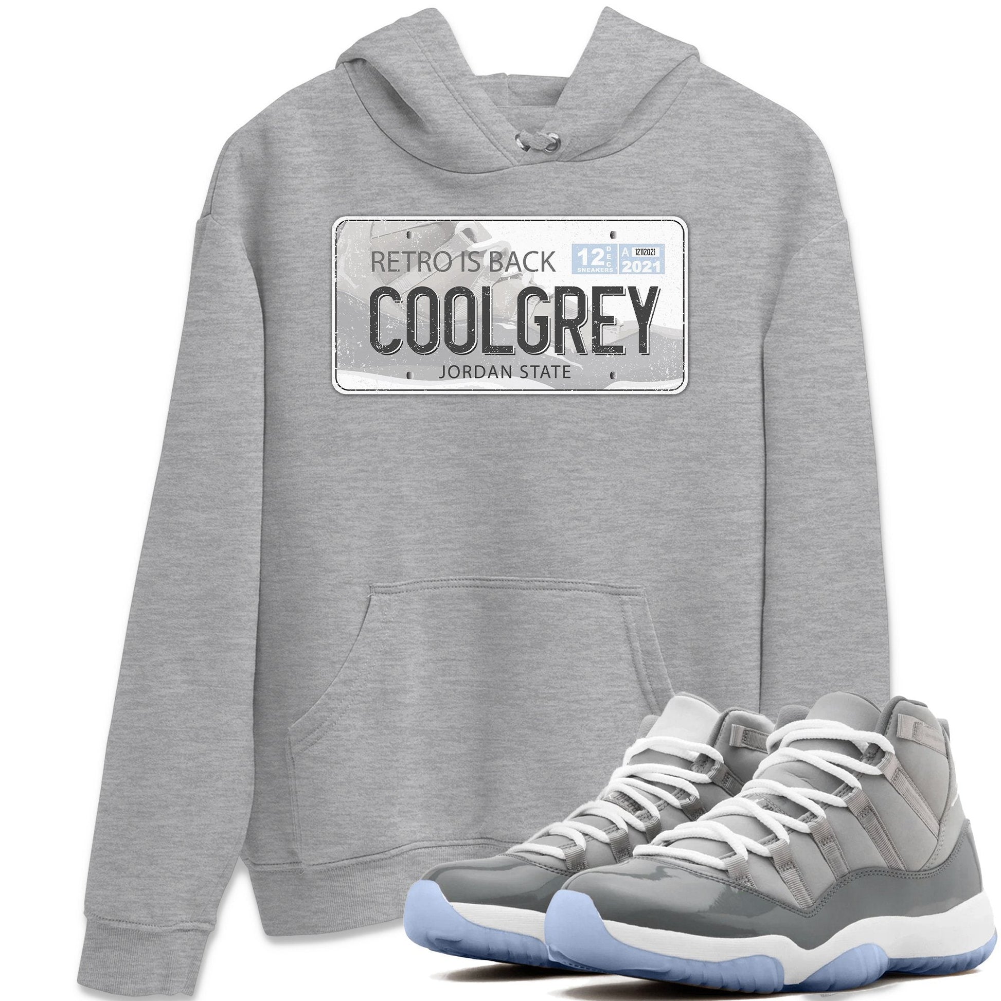 Jordan 11 Cool Grey Sneaker Match Tees Jordan Plate Sneaker Tees Jordan 11 Cool Grey Sneaker Release Tees Unisex Shirts