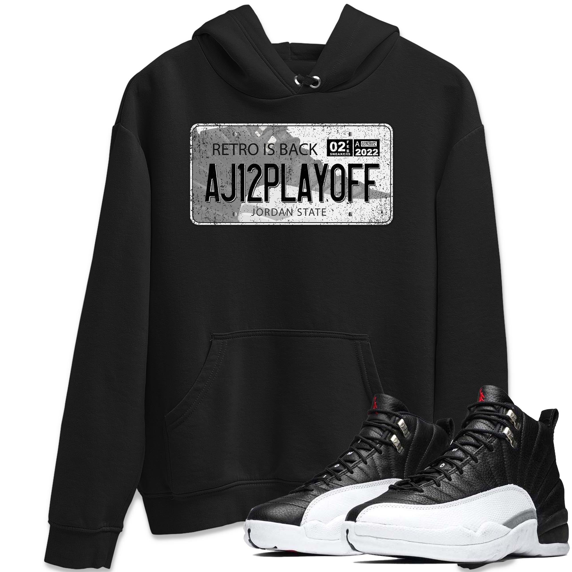Jordan 12 Playoffs Sneaker Match Tees Jordan Plate Sneaker Tees Jordan 12 Playoffs Sneaker Release Tees Unisex Shirts