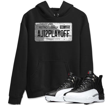 Jordan 12 Playoffs Sneaker Match Tees Jordan Plate Sneaker Tees Jordan 12 Playoffs Sneaker Release Tees Unisex Shirts