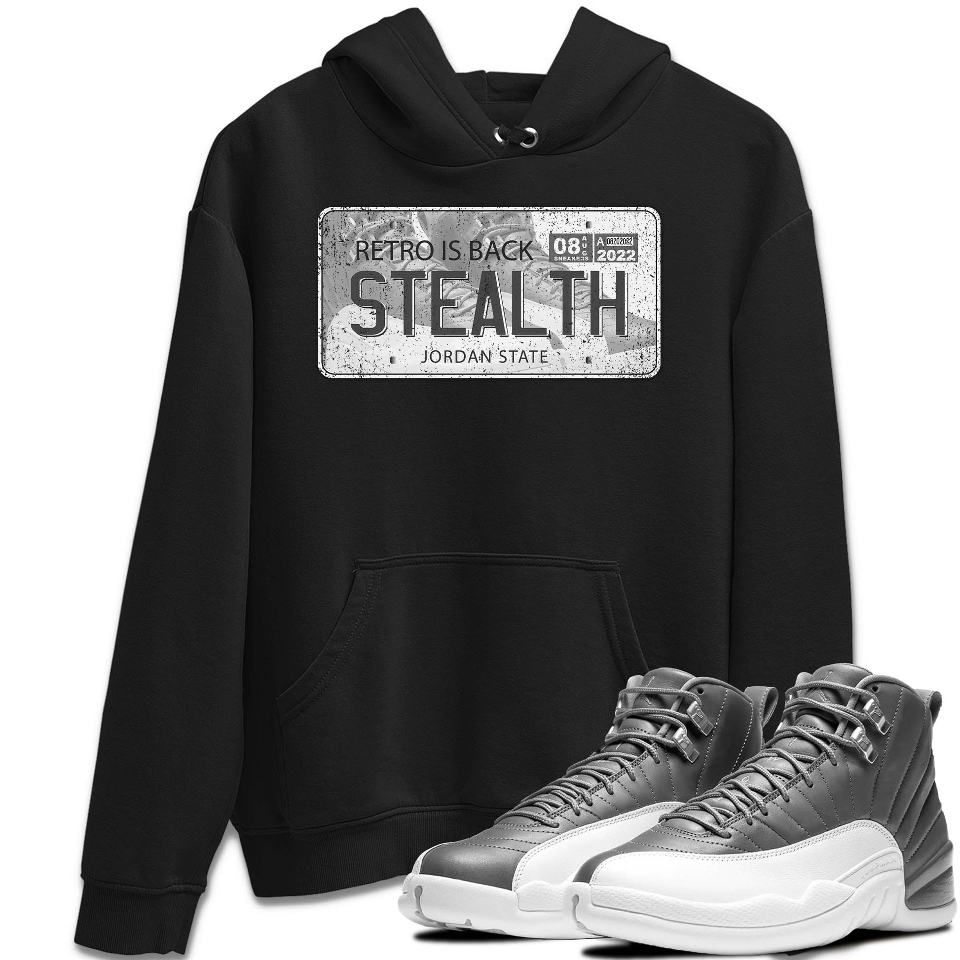 Jordan 12 Stealth Sneaker Match Tees Jordan Plate Sneaker Tees Jordan 12 Stealth Sneaker Release Tees Unisex Shirts