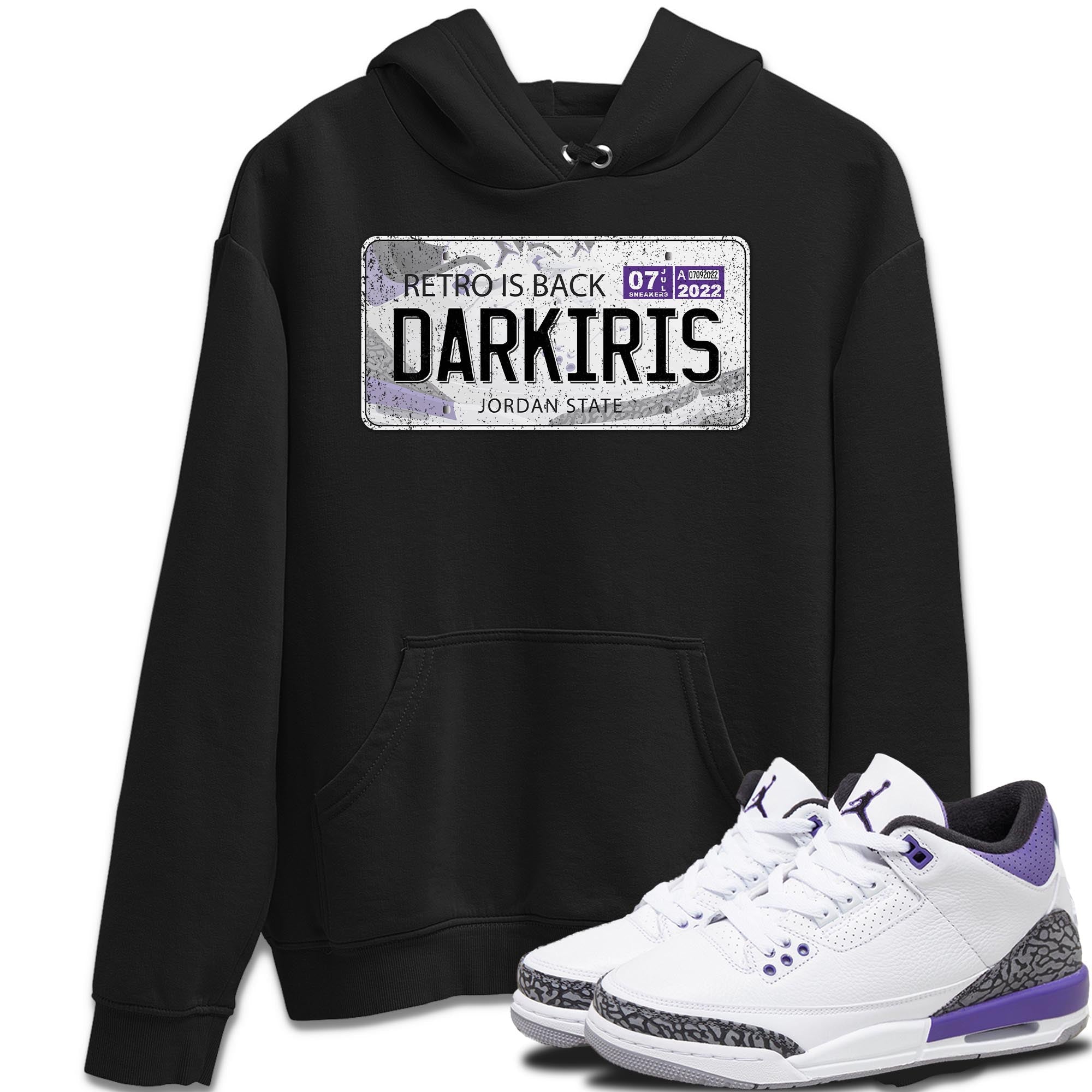 Jordan 3 Dark Iris Sneaker Match Tees Jordan Plate Sneaker Tees Jordan 3 Dark Iris Sneaker Release Tees Unisex Shirts