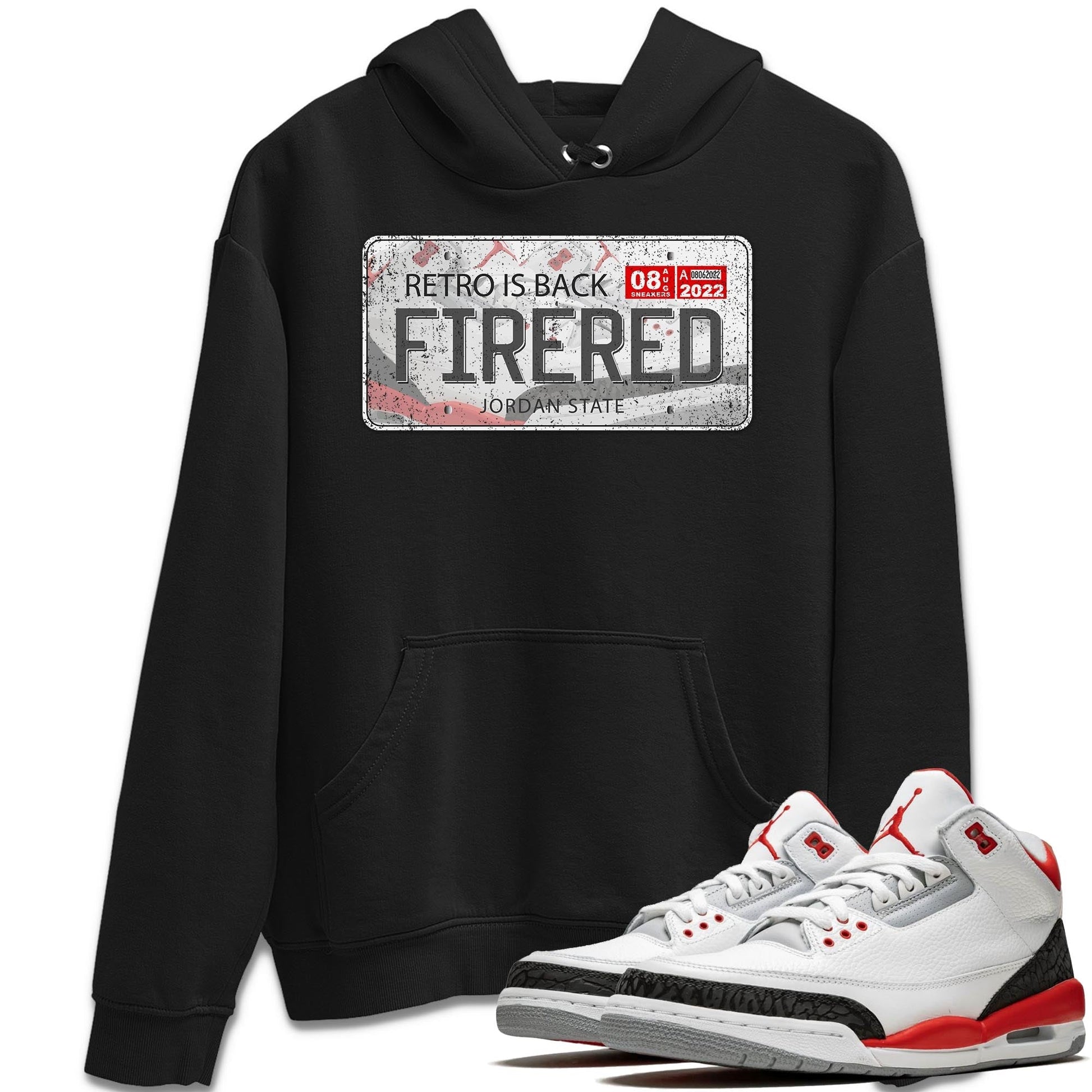 Jordan 3 Fire Red Sneaker Match Tees Jordan Plate Sneaker Tees Jordan 3 Fire Red Sneaker Release Tees Unisex Shirts