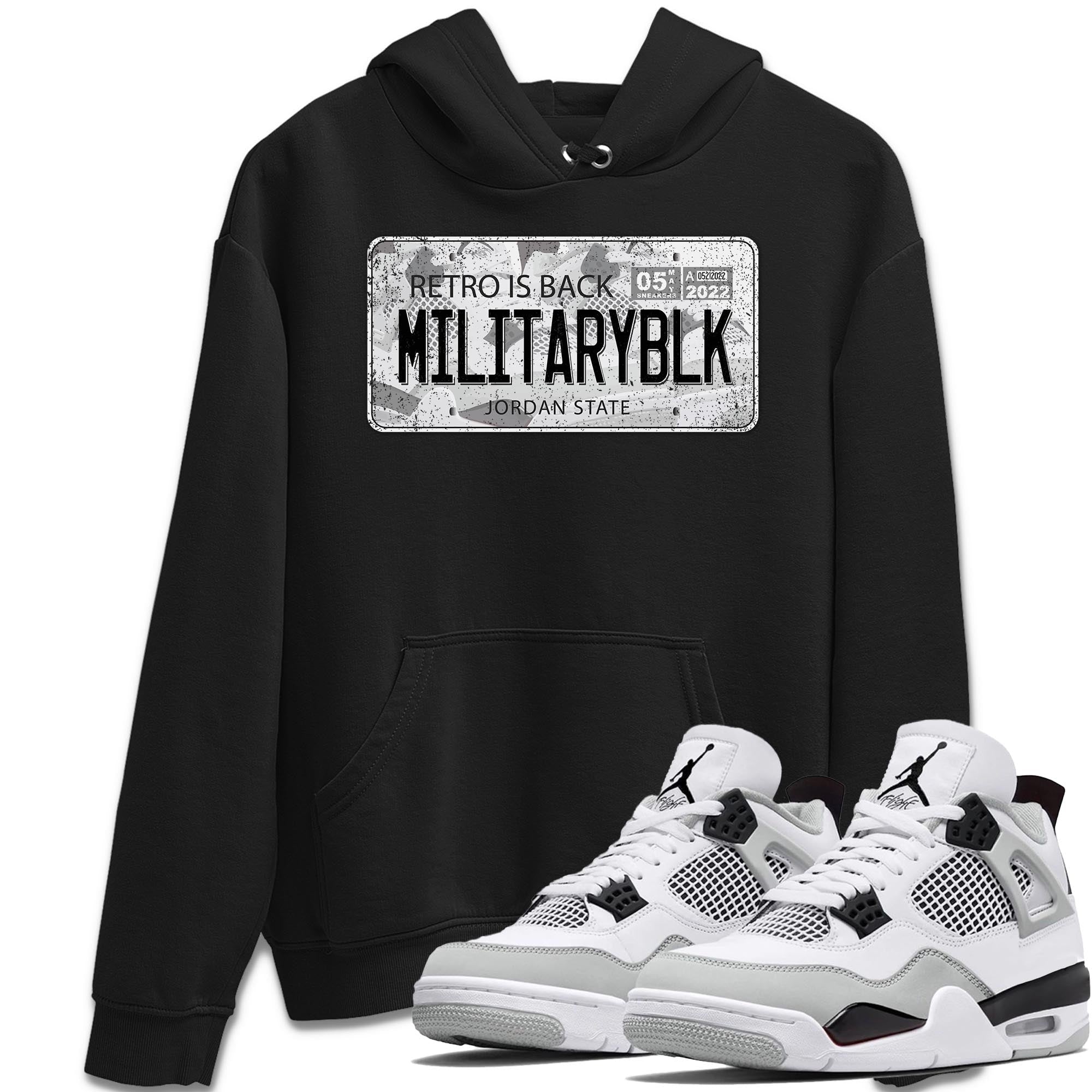 Jordan 4 Military Black Sneaker Match Tees Jordan Plate Sneaker Tees Jordan 4 Military Black Sneaker Release Tees Unisex Shirts
