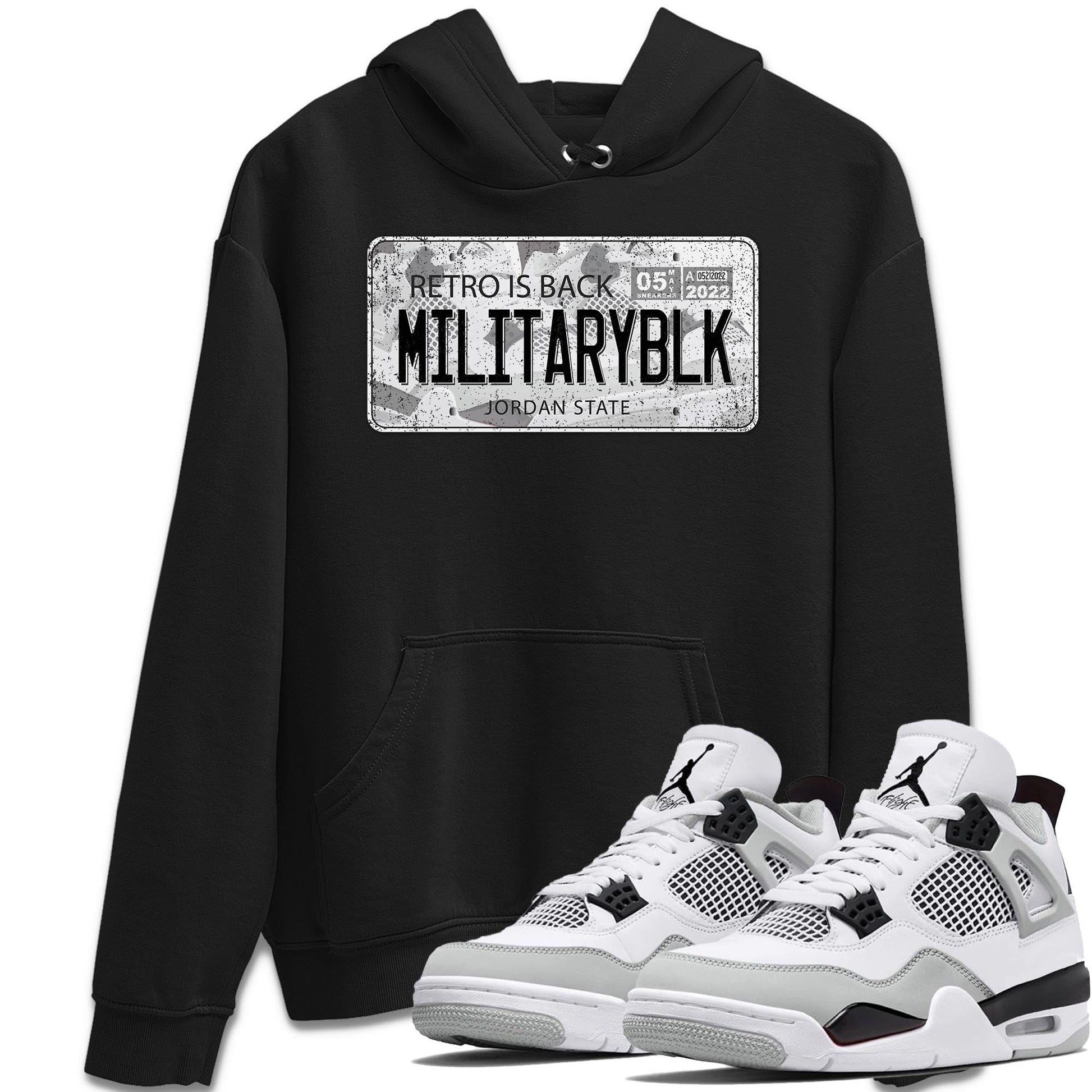 Jordan 4 Military Black Sneaker Match Tees Jordan Plate Sneaker Tees Jordan 4 Military Black Sneaker Release Tees Unisex Shirts