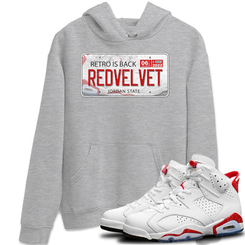 Jordan 6 Red Velvet Cookies Sneaker Match Tees Jordan Plate Sneaker Tees Jordan 6 Red Velvet Cookies Sneaker Release Tees Unisex Shirts