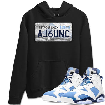 Jordan 6 UNC Sneaker Match Tees Jordan Plate Sneaker Tees Jordan 6 UNC Sneaker Release Tees Unisex Shirts
