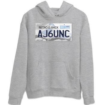 Jordan 6 UNC Sneaker Match Tees Jordan Plate Sneaker Tees Jordan 6 UNC Sneaker Release Tees Unisex Shirts