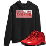 Jordan 9 Chile Red Sneaker Match Tees Jordan Plate Sneaker Tees Jordan 9 Chile Red Sneaker Release Tees Unisex Shirts