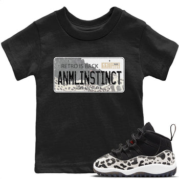 Jordan 11 Animal Instinct Sneaker Match Tees Jordan Plate Sneaker Tees Jordan 11 Animal Instinct Sneaker Release Tees Kids Shirts