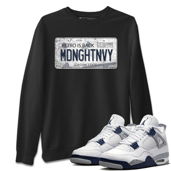 Jordan 4 Midnight Navy Sneaker Match Tees Jordan Plate Sneaker Tees Jordan 4 Midnight Navy Sneaker Release Tees Unisex Shirts