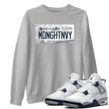 Jordan 4 Midnight Navy Sneaker Match Tees Jordan Plate Sneaker Tees Jordan 4 Midnight Navy Sneaker Release Tees Unisex Shirts