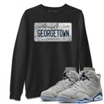 Jordan 6 Georgetown Sneaker Match Tees Jordan Plate Sneaker Tees Jordan 6 Georgetown Sneaker Release Tees Unisex Shirts