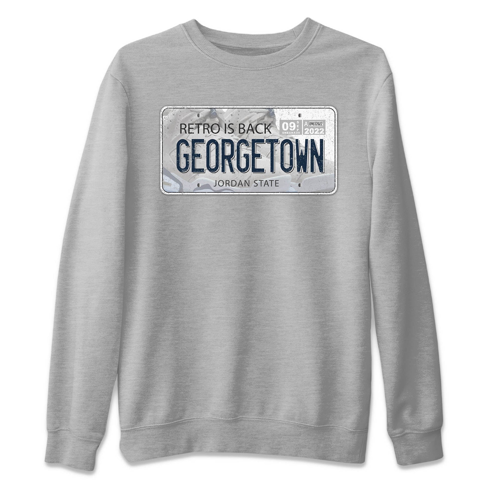 Jordan 6 Georgetown Sneaker Match Tees Jordan Plate Sneaker Tees Jordan 6 Georgetown Sneaker Release Tees Unisex Shirts