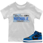 Jordan 1 Dark Marina Blue Sneaker Match Tees Jordan Plate Sneaker Tees Jordan 1 Dark Marina Blue Sneaker Release Tees Kids Shirts