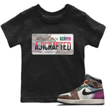 Jordan 1 Hand Crafted Sneaker Match Tees Jordan Plate Sneaker Tees Jordan 1 Hand Crafted Sneaker Release Tees Kids Shirts
