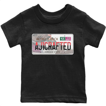 Jordan 1 Hand Crafted Sneaker Match Tees Jordan Plate Sneaker Tees Jordan 1 Hand Crafted Sneaker Release Tees Kids Shirts