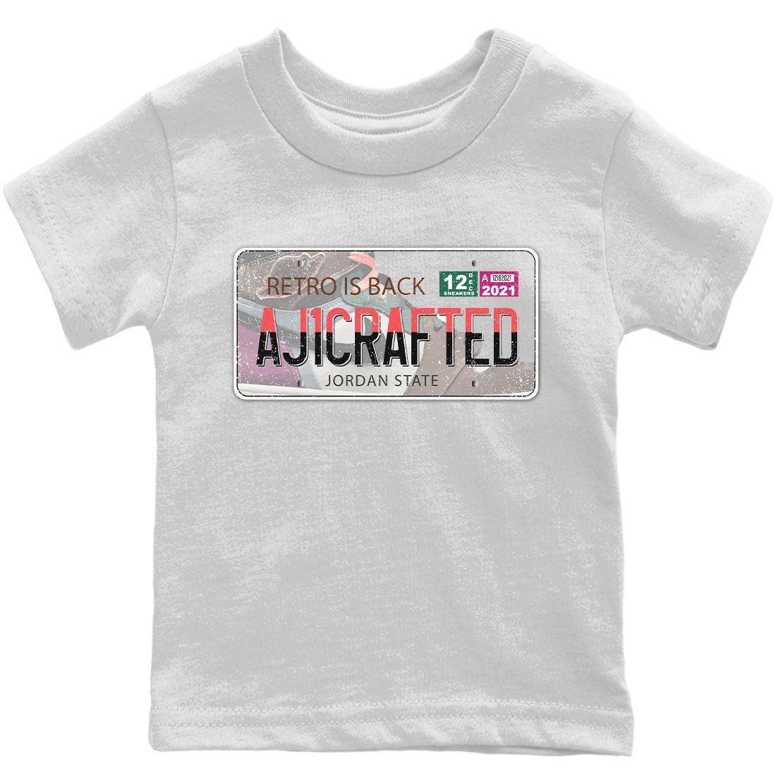 Jordan 1 Hand Crafted Sneaker Match Tees Jordan Plate Sneaker Tees Jordan 1 Hand Crafted Sneaker Release Tees Kids Shirts