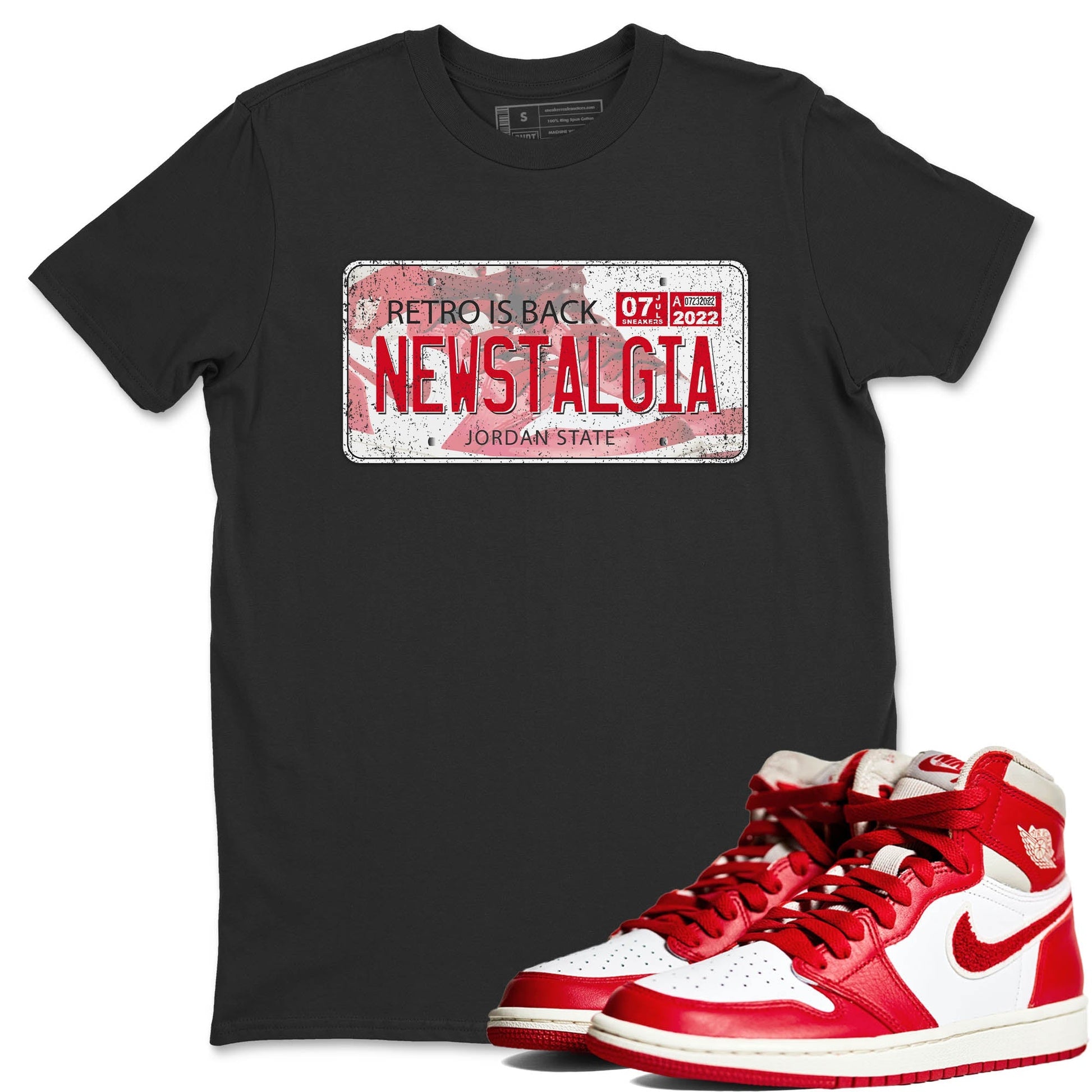 Jordan 1 Newstalgia Sneaker Match Tees Jordan Plate Sneaker Tees Jordan 1 Newstalgia Sneaker Release Tees Unisex Shirts