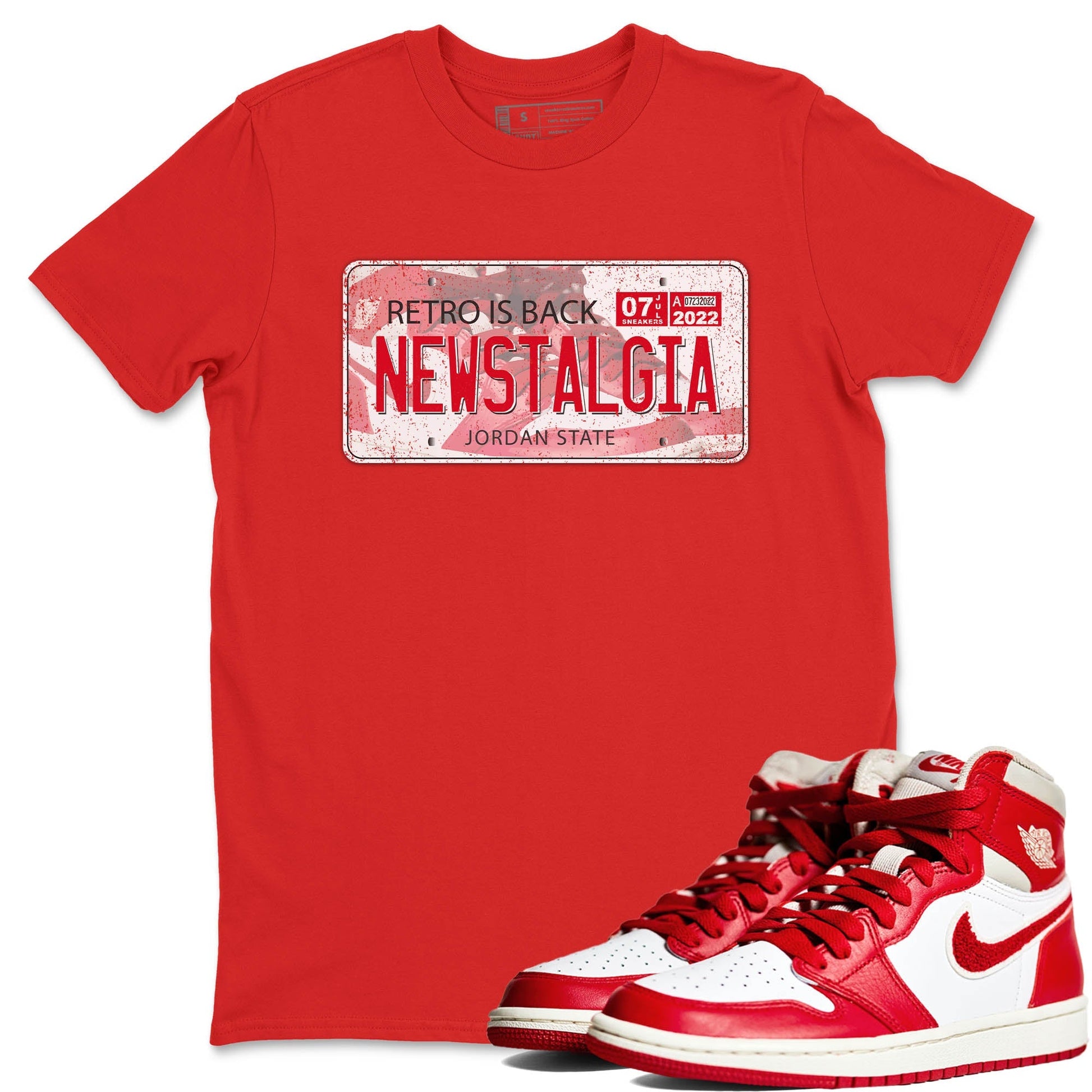 Jordan 1 Newstalgia Sneaker Match Tees Jordan Plate Sneaker Tees Jordan 1 Newstalgia Sneaker Release Tees Unisex Shirts