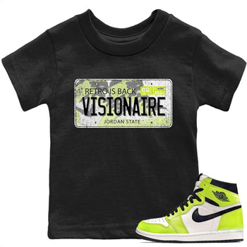 Jordan 1 Visionaire Sneaker Match Tees Jordan Plate Sneaker Tees Jordan 1 Visionaire Sneaker Release Tees Kids Shirts