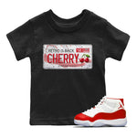 Jordan 11 Cherry Sneaker Match Tees Jordan Plate Sneaker Tees Jordan 11 Cherry Sneaker Release Tees Kids Shirts