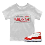 Jordan 11 Cherry Sneaker Match Tees Jordan Plate Sneaker Tees Jordan 11 Cherry Sneaker Release Tees Kids Shirts