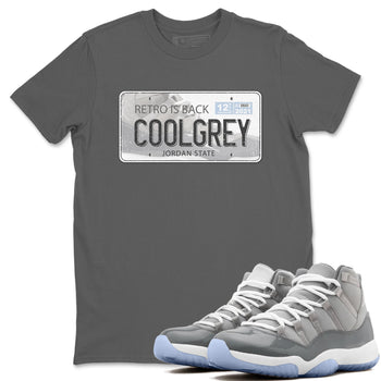 Jordan 11 Cool Grey Sneaker Match Tees Jordan Plate Sneaker Tees Jordan 11 Cool Grey Sneaker Release Tees Unisex Shirts