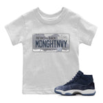 Jordan 11 Midnight Navy Sneaker Match Tees Jordan Plate Sneaker Tees Jordan 11 Midnight Navy Sneaker Release Tees Kids Shirts