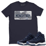 Jordan 11 Midnight Navy Sneaker Match Tees Jordan Plate Sneaker Tees Jordan 11 Midnight Navy Sneaker Release Tees Unisex Shirts