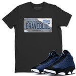 Jordan 13 Brave Blue Sneaker Match Tees Jordan Plate Sneaker Tees Jordan 13 Brave Blue Sneaker Release Tees Unisex Shirts