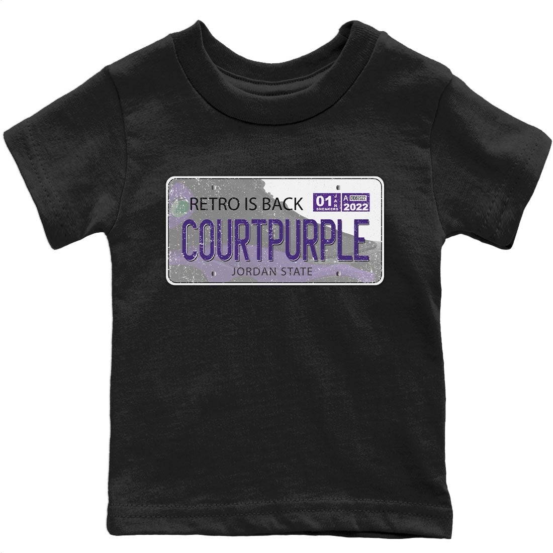 Jordan 13 Court Purple Sneaker Match Tees Jordan Plate Sneaker Tees Jordan 13 Court Purple Sneaker Release Tees Kids Shirts