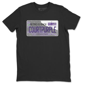 Jordan 13 Court Purple Sneaker Match Tees Jordan Plate Sneaker Tees Jordan 13 Court Purple Sneaker Release Tees Unisex Shirts